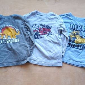 12 Month long sleeve Bundle Boy Shirts